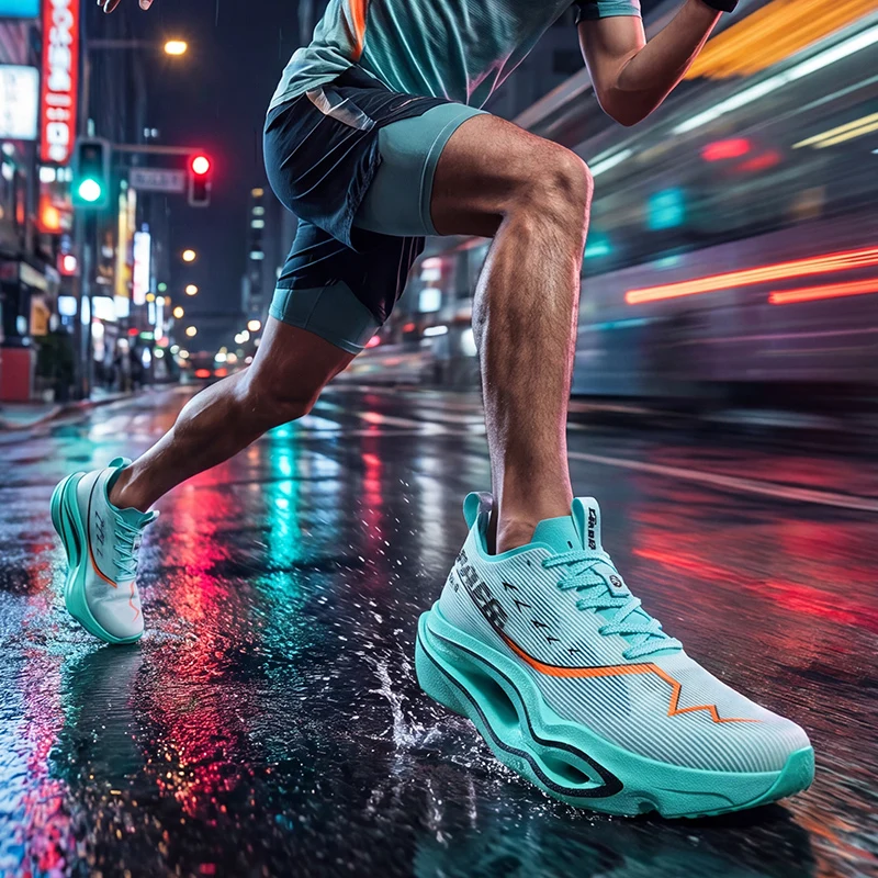 Men Running Shoes Carbon Board Marathon Speciality Sports Breathable Lightweight Women's Comfortable Athletic Sneakers