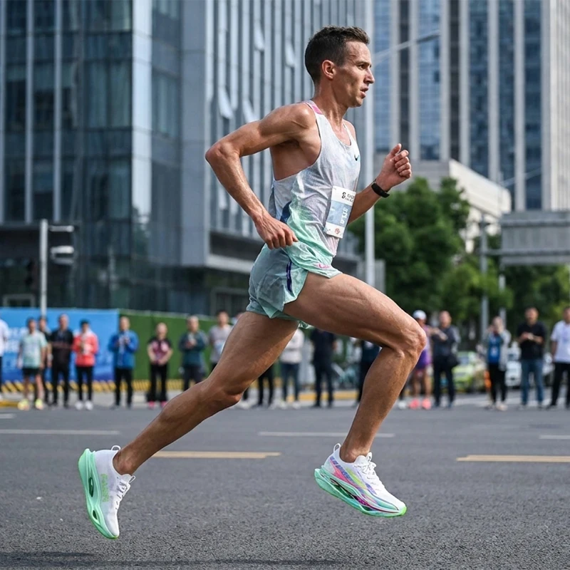 Men Running Shoes Carbon Board Marathon Speciality Sports Breathable Lightweight Women's Comfortable Athletic Sneakers