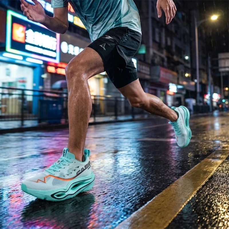 Men Running Shoes Carbon Board Marathon Speciality Sports Breathable Lightweight Women's Comfortable Athletic Sneakers