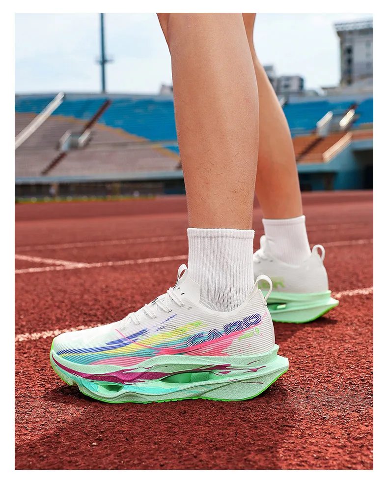 Men Running Shoes Carbon Board Marathon Speciality Sports Breathable Lightweight Women's Comfortable Athletic Sneakers