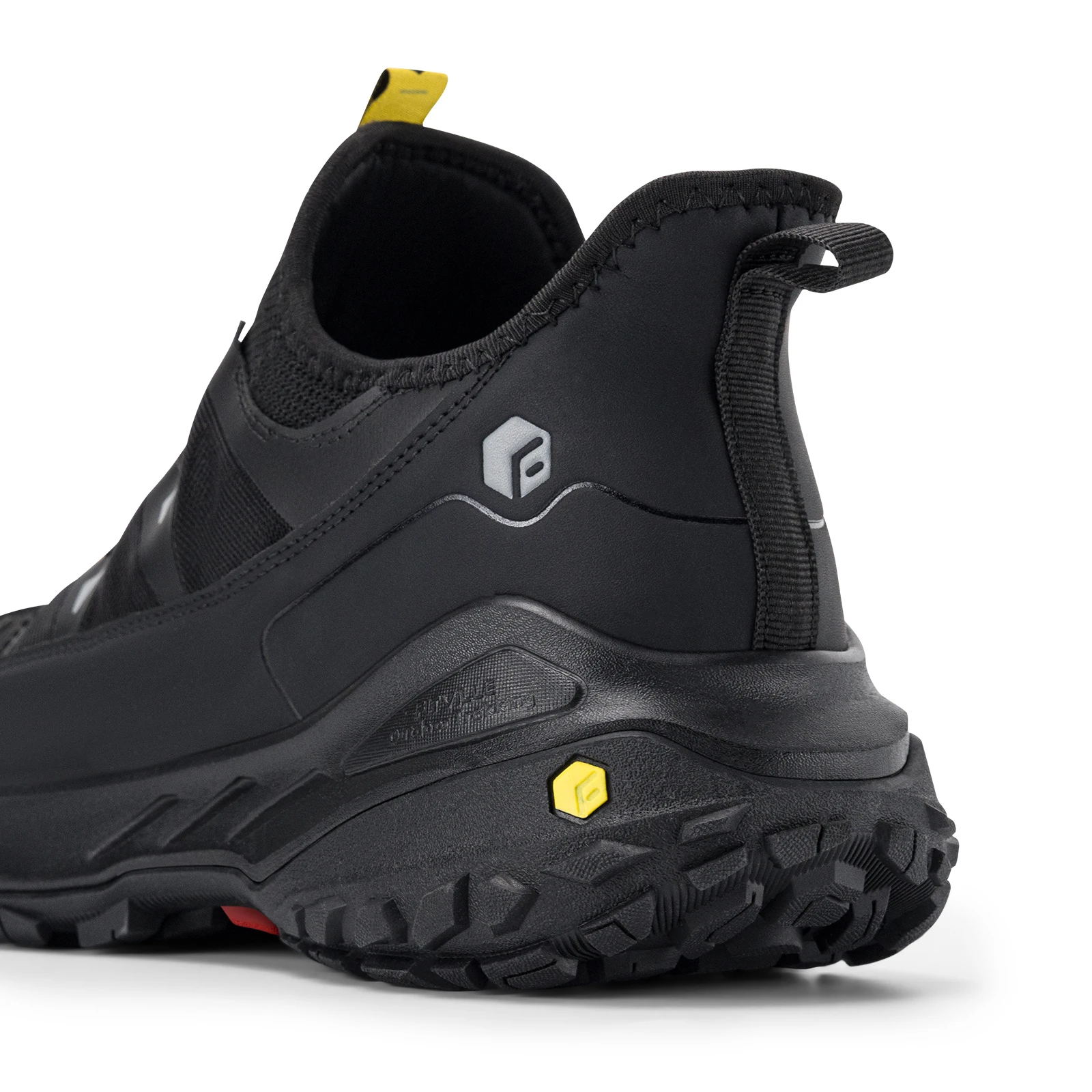 Fitville Men's Slip-on Hiking Shoes Wide Toe Box Trekking Sneakers for Men with Arch Support Comfortable Non-Slip Walking Shoes