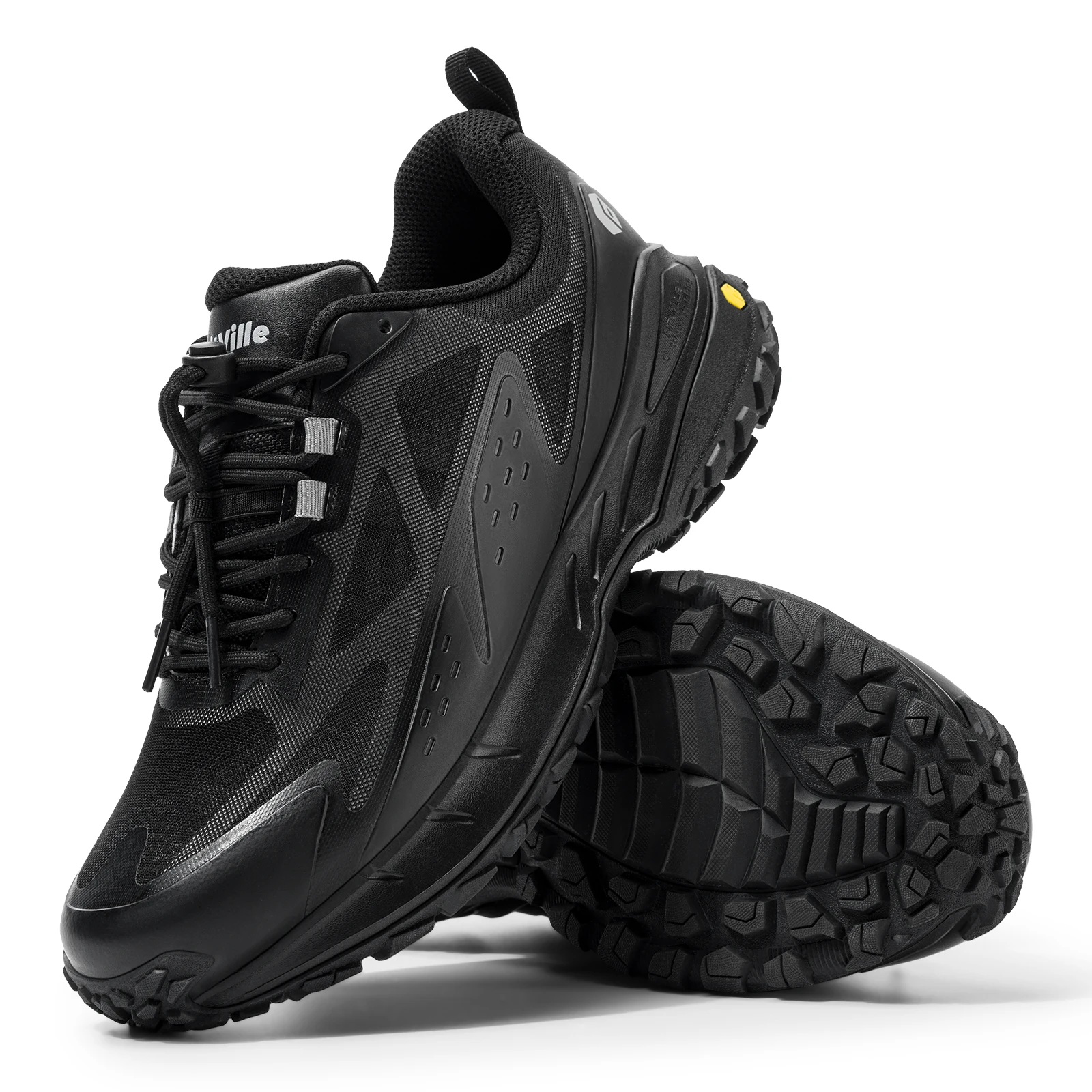 Fitville Men's Slip-on Hiking Shoes Wide Toe Box Trekking Sneakers for Men with Arch Support Comfortable Non-Slip Walking Shoes