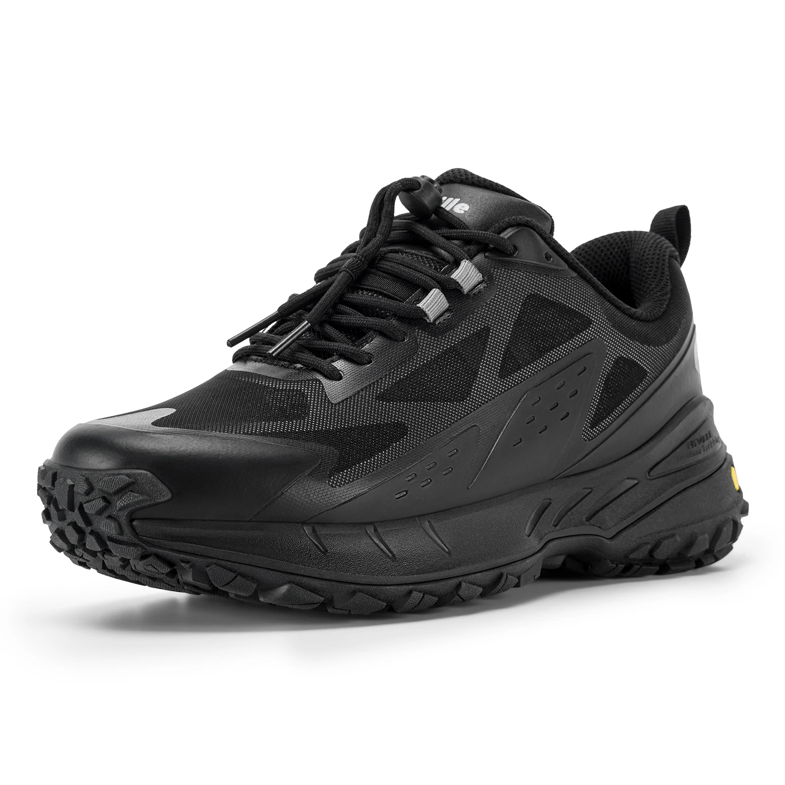 Fitville Men's Slip-on Hiking Shoes Wide Toe Box Trekking Sneakers for Men with Arch Support Comfortable Non-Slip Walking Shoes