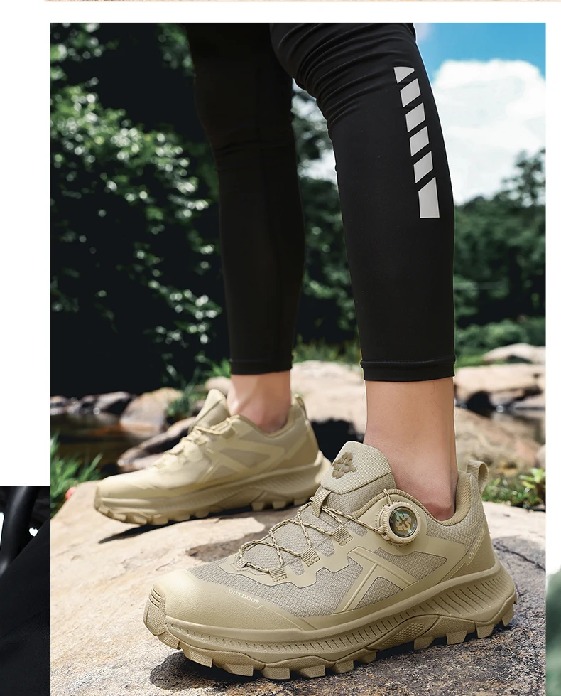 Men's Plus Size Waterproof Hiking Shoes Four Seasons Non-Slip Outdoor Walking Shoes Youth Casual Sports Running Shoes Sneakers