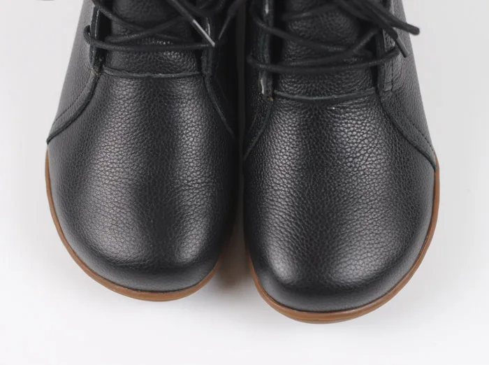 Careaymade-Genuine leather wider toe big size Women's shoes,winter handmade ankle boot,Fashion warm wool boots man single boots