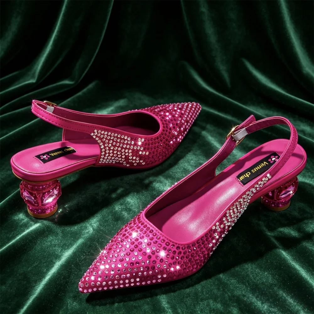 2026 New Fashionable Pointed Toe Shoe and Bag Set – High Quality and Affordable Stylish Women's Accessories