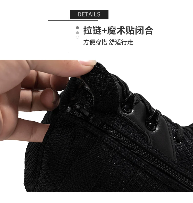 Men High-top Hiking Shoes Outdoor Shoes Non-Slip Casual Trekking Boots Hiking Boot Lace Up Hunting Tactical Trekking Sneakers