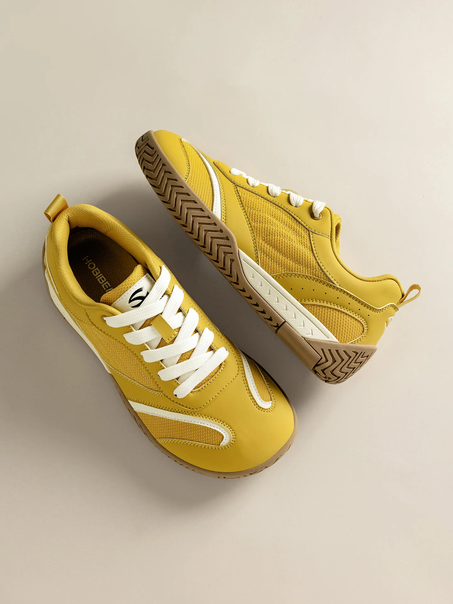 HOBIBEAR Wide Toe Box Shoes for Men Women Casual Lace Up Walking Sneakers Breathable Comfortable Lightweight Non-Slip Footwear