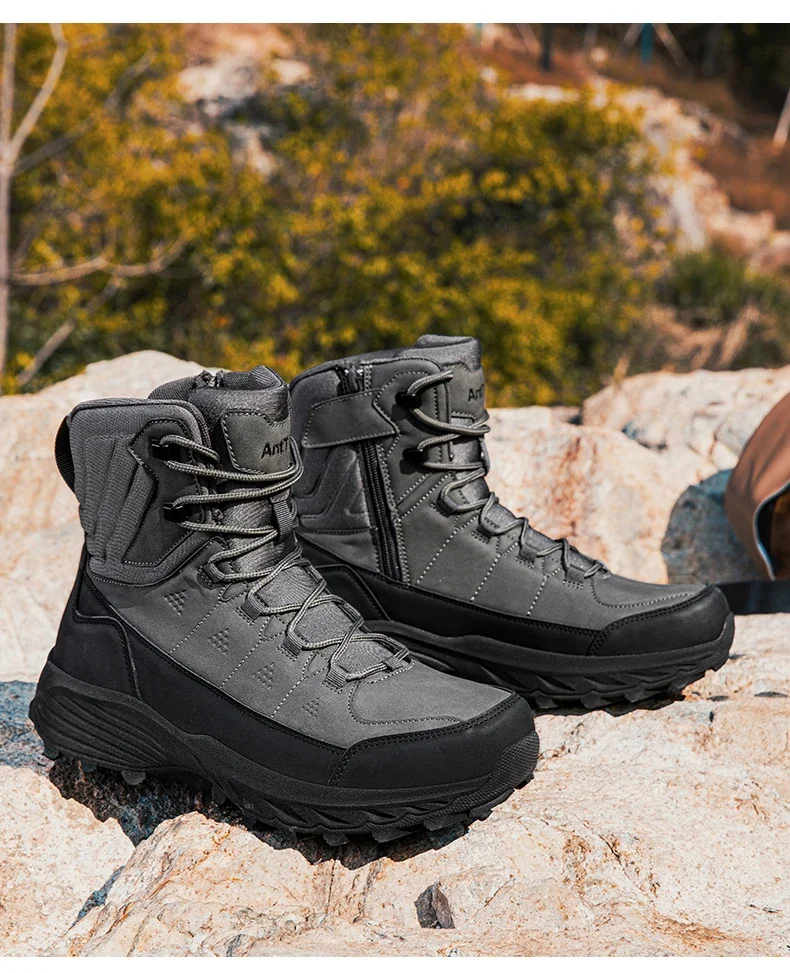 Men Tactical Boots Outdoor Training Safety Lace Up Anti-Slip Male Ultrallight Rapid Response Army Boots Breathable Hunting Boots