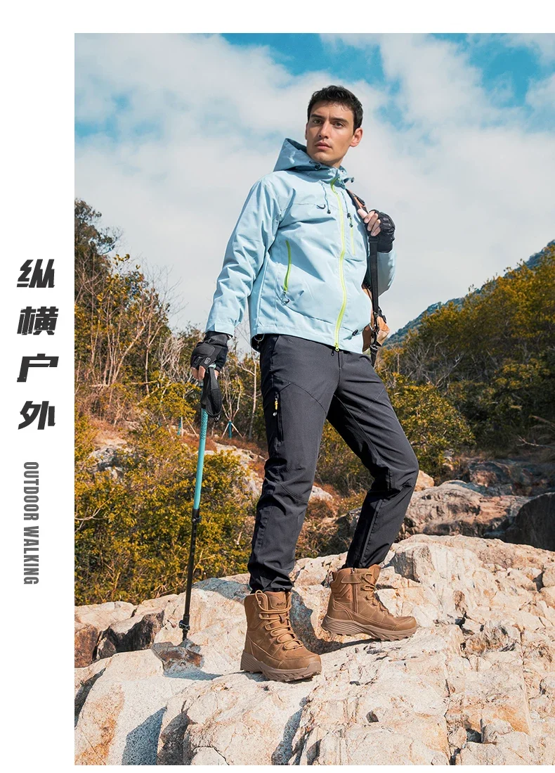 Men Tactical Boots Outdoor Training Safety Lace Up Anti-Slip Male Ultrallight Rapid Response Army Boots Breathable Hunting Boots