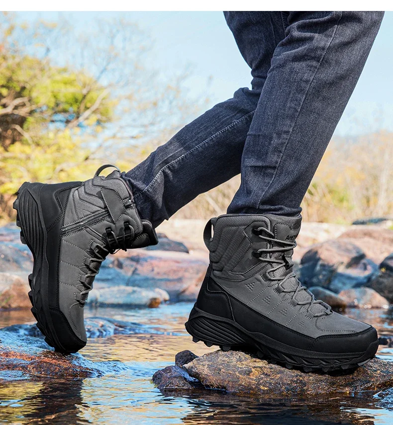 Men Tactical Boots Outdoor Training Safety Lace Up Anti-Slip Male Ultrallight Rapid Response Army Boots Breathable Hunting Boots