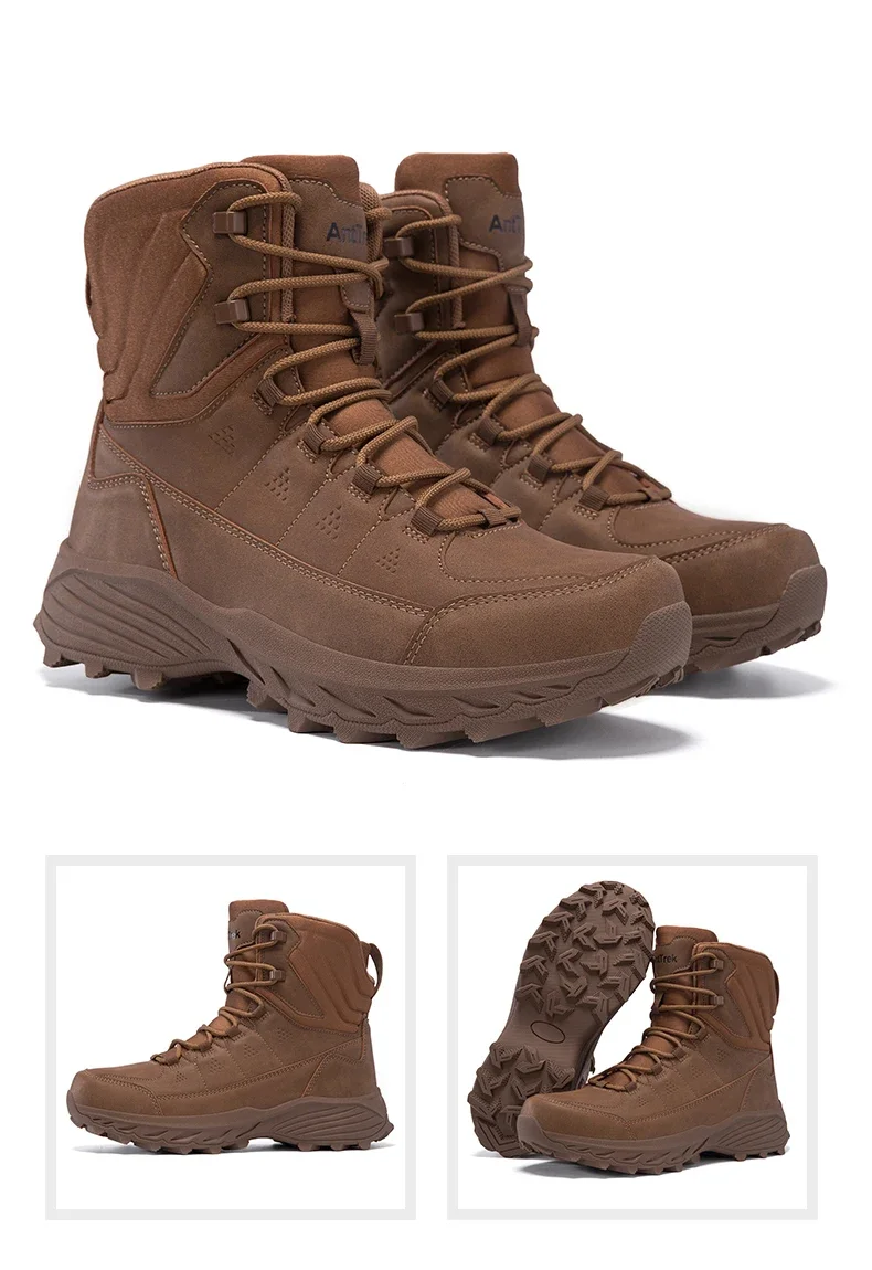Men Tactical Boots Outdoor Training Safety Lace Up Anti-Slip Male Ultrallight Rapid Response Army Boots Breathable Hunting Boots