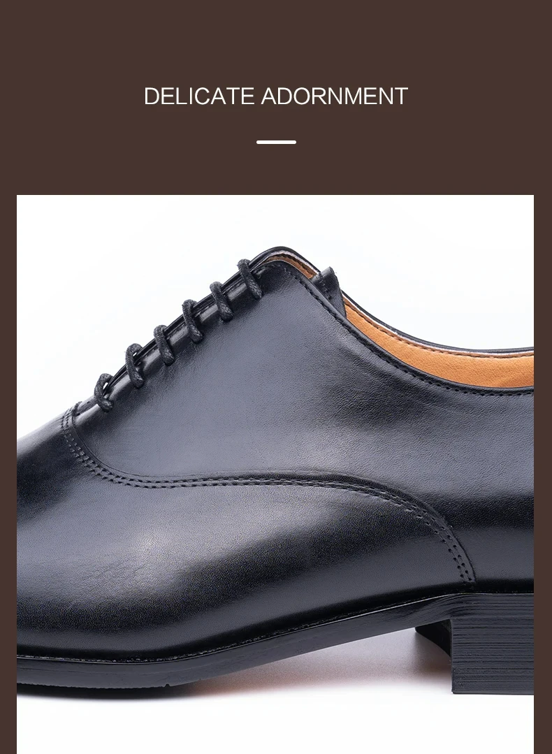 Elegant Men Leather Dress Shoe Sapato Social Masculino Party Office Suit Matches Comfortable Handcrafted Business Man's Footwear