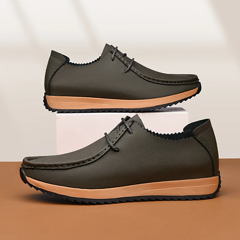 Casual Shoes Outdoor Male Fashion Inner Height Shoes 6cm Height Increasing Sports Shoe Classic Non-slip Tenis Masculino Trainers
