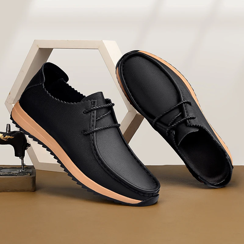 Casual Shoes Outdoor Male Fashion Inner Height Shoes 6cm Height Increasing Sports Shoe Classic Non-slip Tenis Masculino Trainers