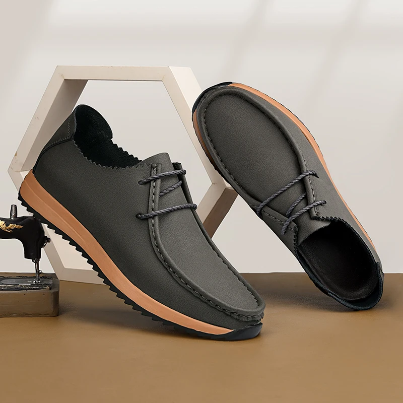 Casual Shoes Outdoor Male Fashion Inner Height Shoes 6cm Height Increasing Sports Shoe Classic Non-slip Tenis Masculino Trainers