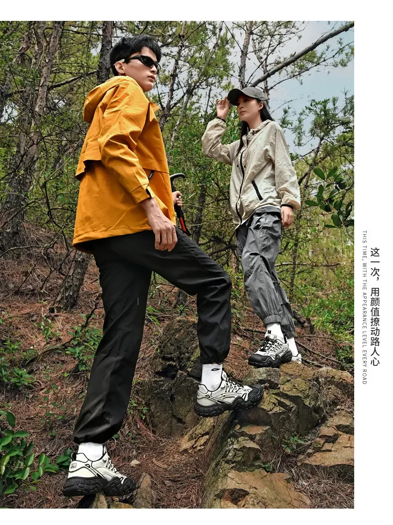 Outdoor Couple Hiking Shoes for Autumn and Winter, Hiking and Tourism Shoes