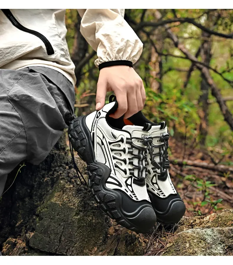 Outdoor Couple Hiking Shoes for Autumn and Winter, Hiking and Tourism Shoes