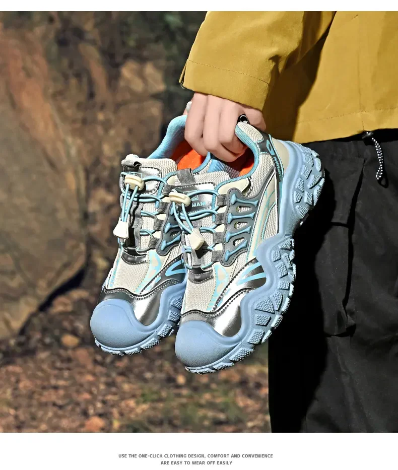 Outdoor Couple Hiking Shoes for Autumn and Winter, Hiking and Tourism Shoes