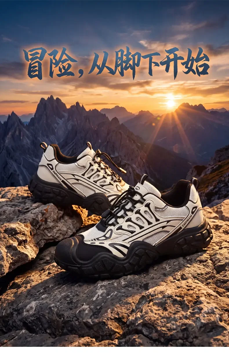 Outdoor Couple Hiking Shoes for Autumn and Winter, Hiking and Tourism Shoes