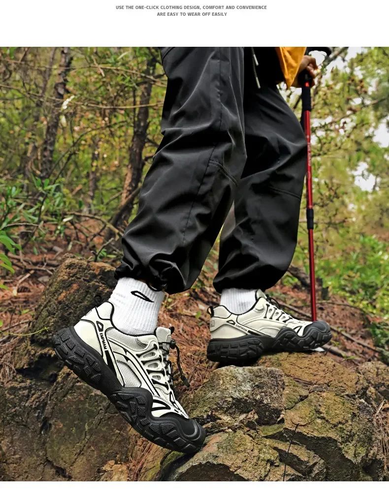 Outdoor Couple Hiking Shoes for Autumn and Winter, Hiking and Tourism Shoes