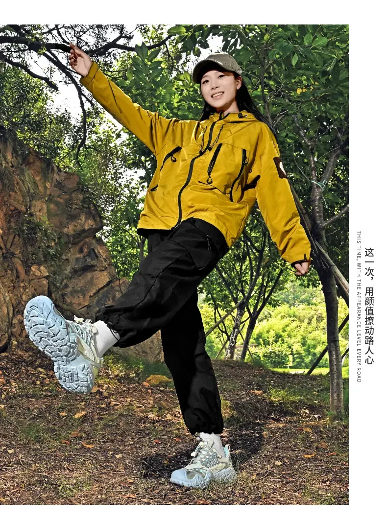 Outdoor Couple Hiking Shoes for Autumn and Winter, Hiking and Tourism Shoes