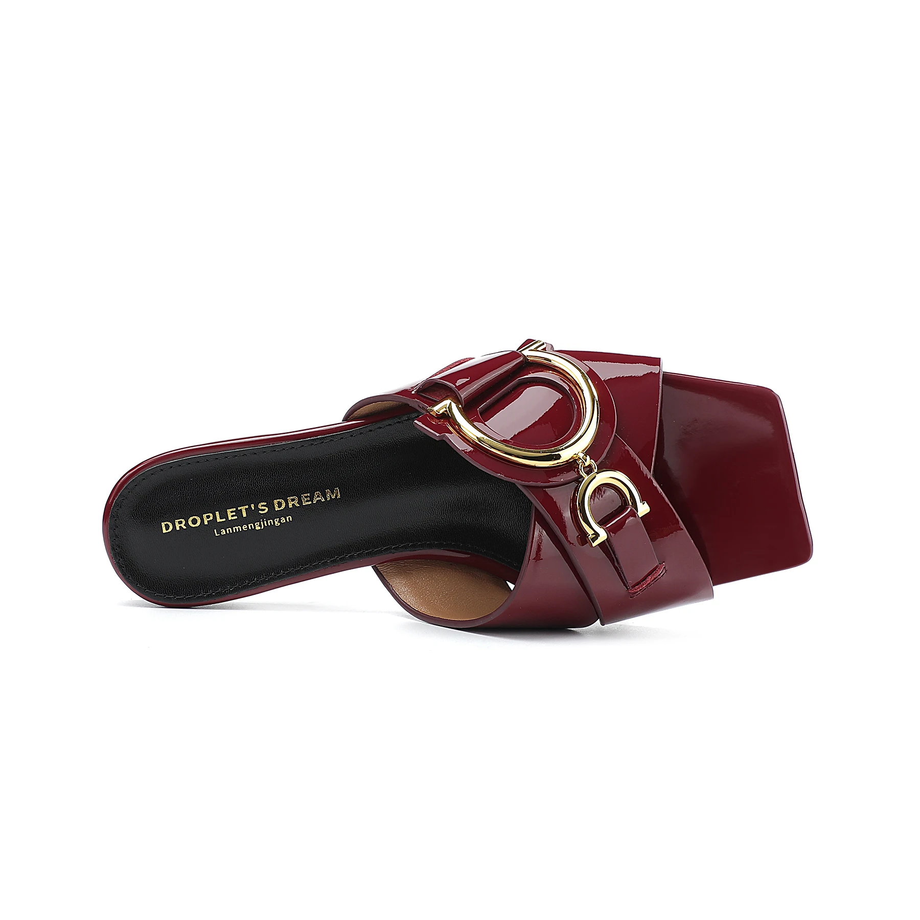 Women's Genuine Leather Slippers Summer Luxury Designer Outdoor Fashion Women's Shoes Low Heel Party Shoes Beach Shoes Large 44