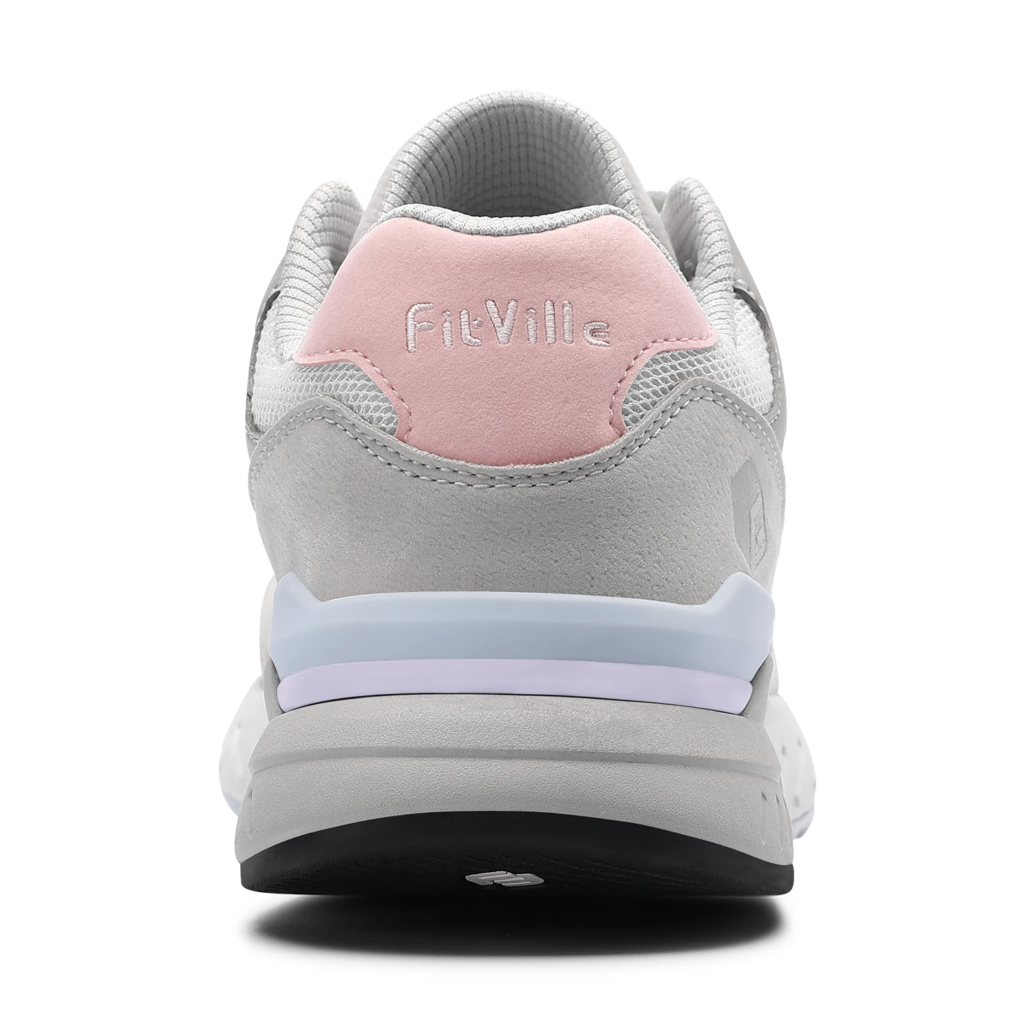 FitVille Women's Walking Shoes Wide Width Sneakers for Flat Foot Plantar Fasciitis Heel Pain Relief Lightweight Anti-slip Shoes