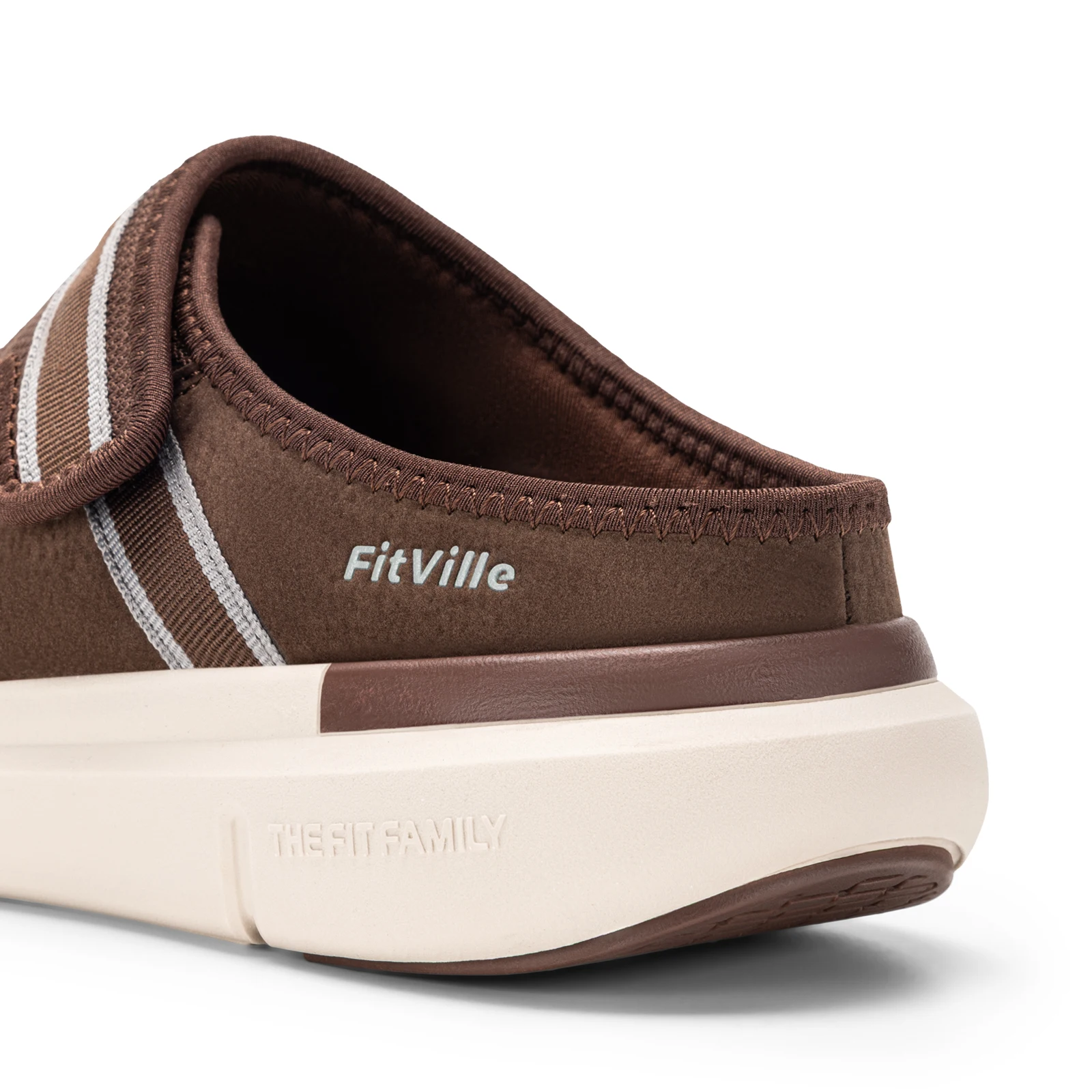 Fitville Wide Toe Men's Diabetic Sandals Soft Breathable Slippers Fashion Walking Shoes Slip On Clog Flips Flops For Fasciitic
