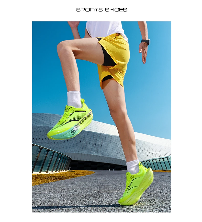 Carbon Fiber Board Running Shoes Suitable for Men's Marathon Shock-Absorbing Women's Ultra Light Chunta Sports Shoes