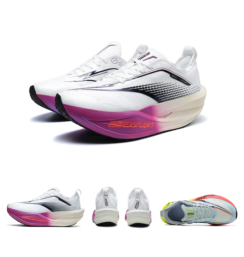 Carbon Fiber Board Running Shoes Suitable for Men's Marathon Shock-Absorbing Women's Ultra Light Chunta Sports Shoes