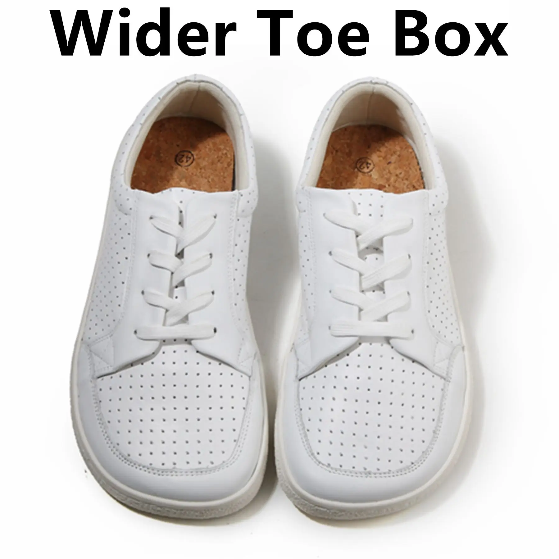 TONGLEPAO Barefoot Genuine leather Sneaker For Women Men Flat Soft Thin Out Zero Drop Sole Wider Toe Box Flexible Light Weight