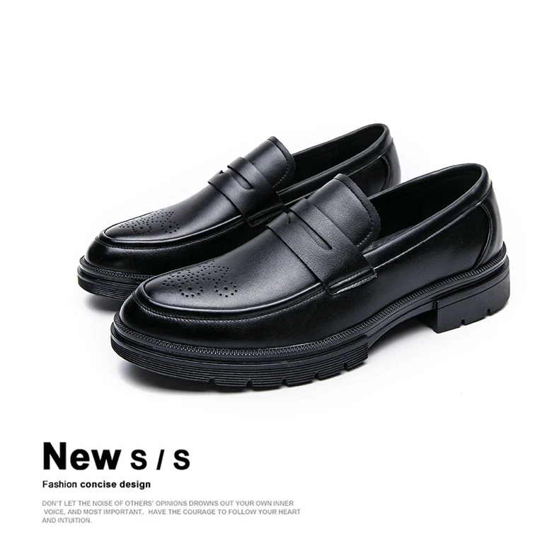 Classic Brogues Shoes Men Trend Wedding Social Leather Shoes For Men High Quality Men's Dress Shoes Casual Business Shoes Male