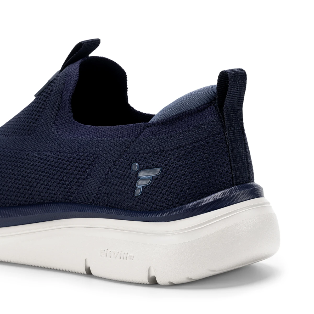 Fitington Men's Walking Shoes Extra Wide Toe Box Slip On Casual Shoes Comfortable Thick Sole Sneakers Arch Support Wide Foot