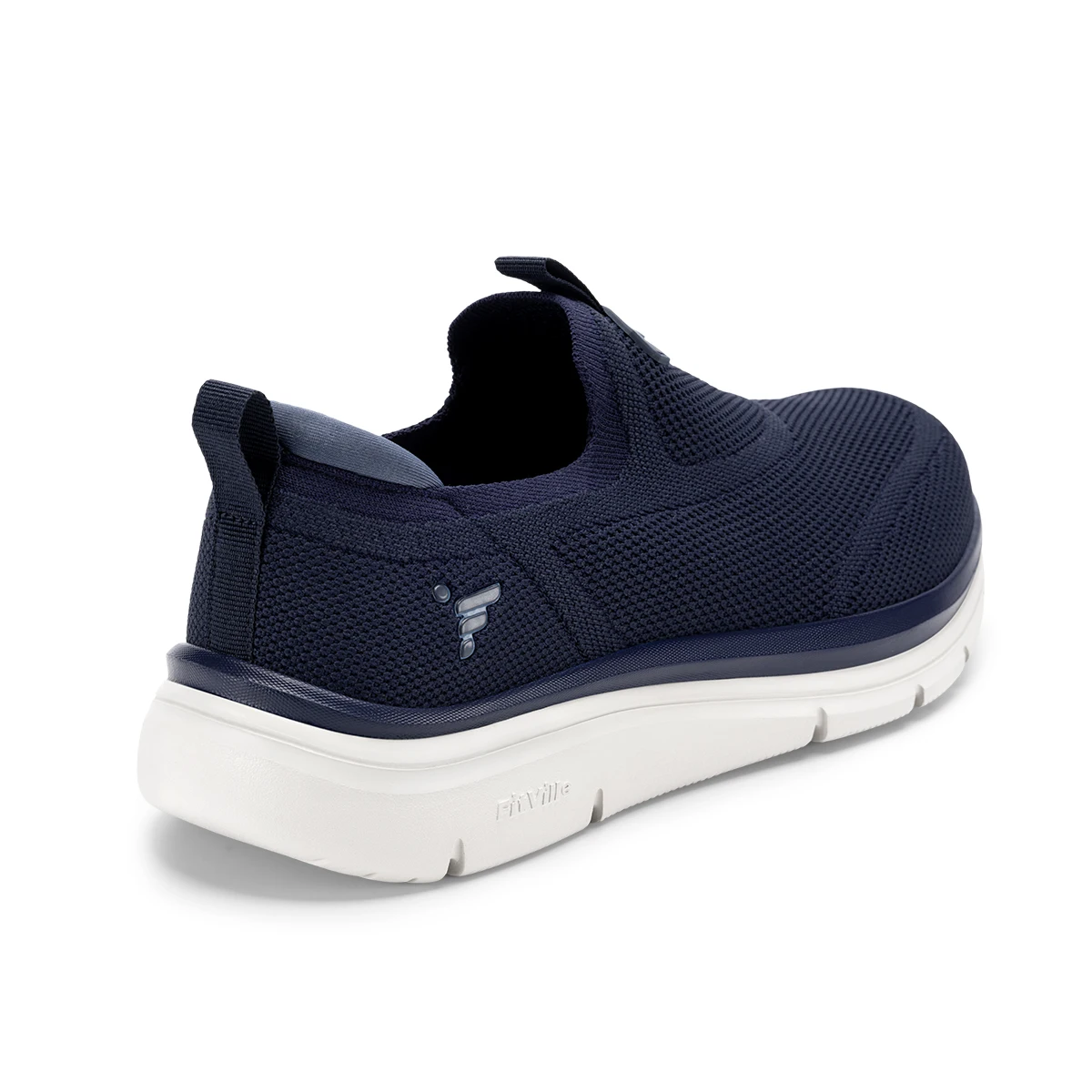 Fitington Men's Walking Shoes Extra Wide Toe Box Slip On Casual Shoes Comfortable Thick Sole Sneakers Arch Support Wide Foot