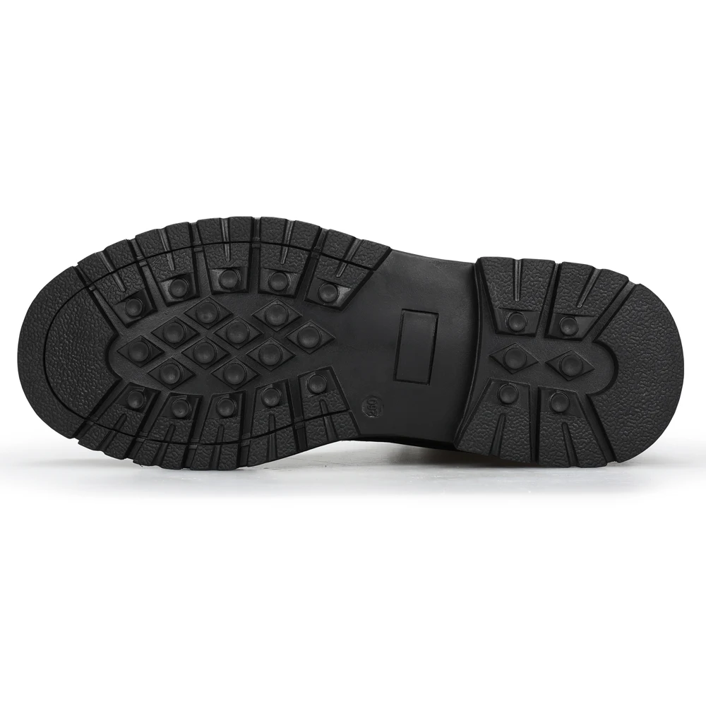 Men Leather Boots Warm Winter Boots Safety Shoes Men Waterproof Work Boots Puncture-Proof Indestructible Shoes Security Boots