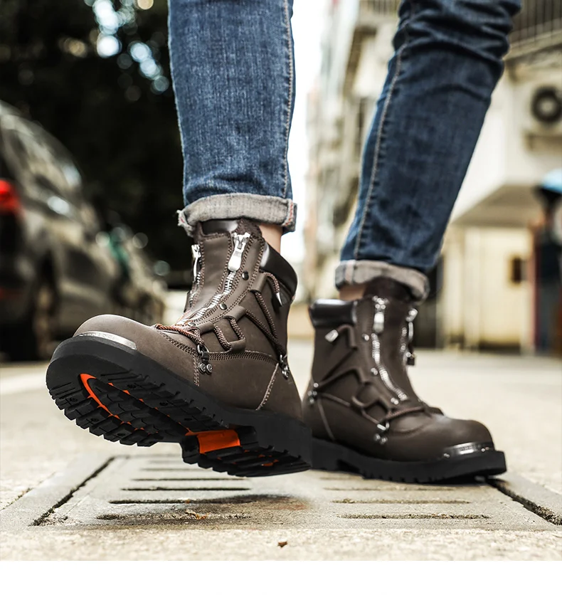 Men boots New Winter Slippers Warm Men Shoes Waterproof Non-Slip Plush Sneakers Male tenis shoes Boots Men Sneakers Winter