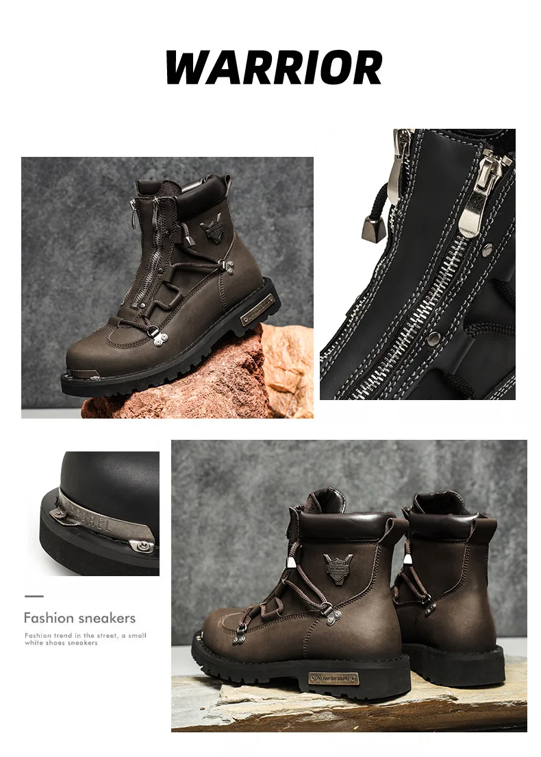 Men boots New Winter Slippers Warm Men Shoes Waterproof Non-Slip Plush Sneakers Male tenis shoes Boots Men Sneakers Winter