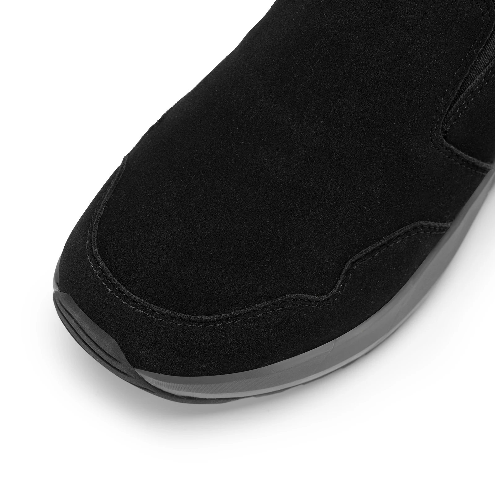 FitVille Men Extra Wide Slip On Hiking Loafers, Comfort Orthopedic Walking Sneakers with Arch Support for Outdoor Trekking Trails, Flat Feet & Foot Pain Relief