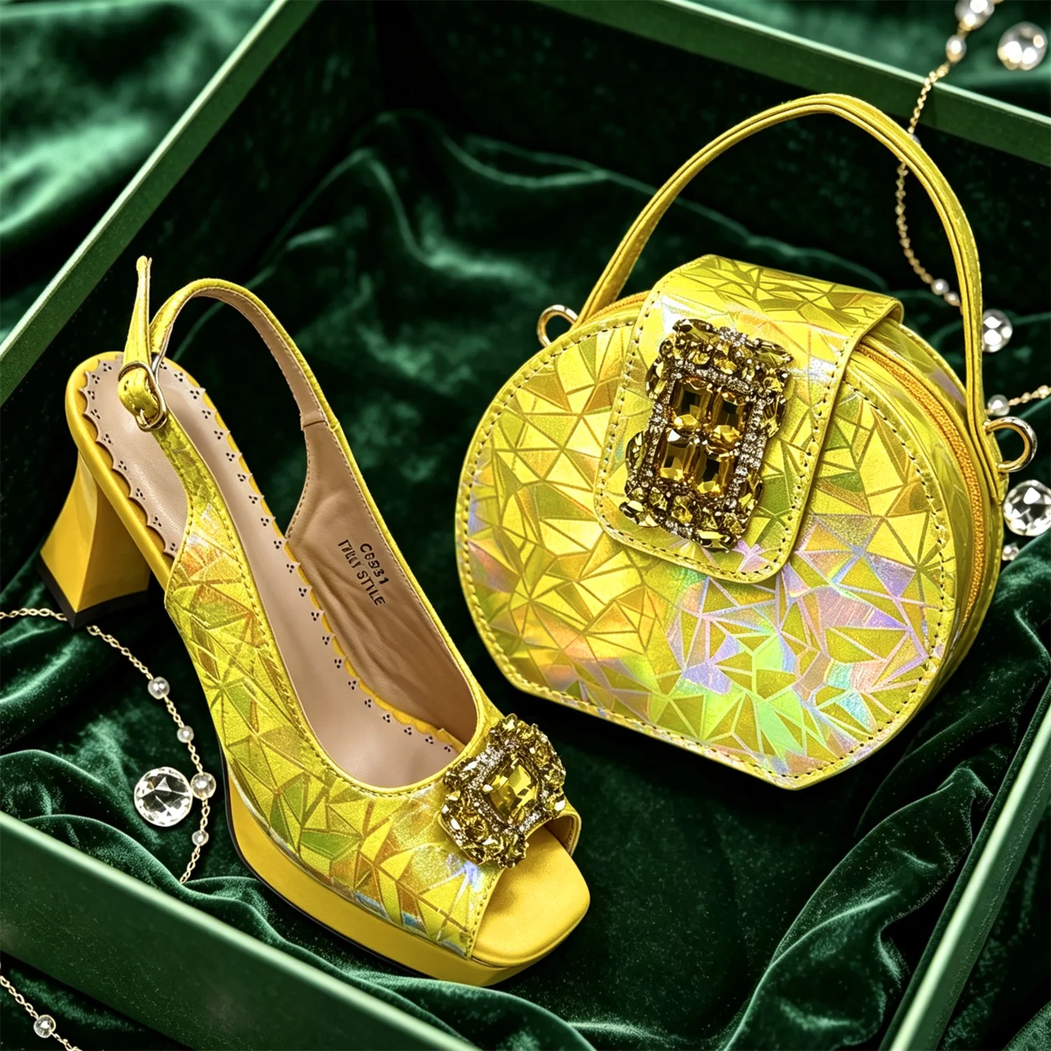 Italy Shoes and Bags Set for Woman African Women Shoes and Bags Italy Rhinestone Wedding Shoes Bags Women Pumps Luxury Party