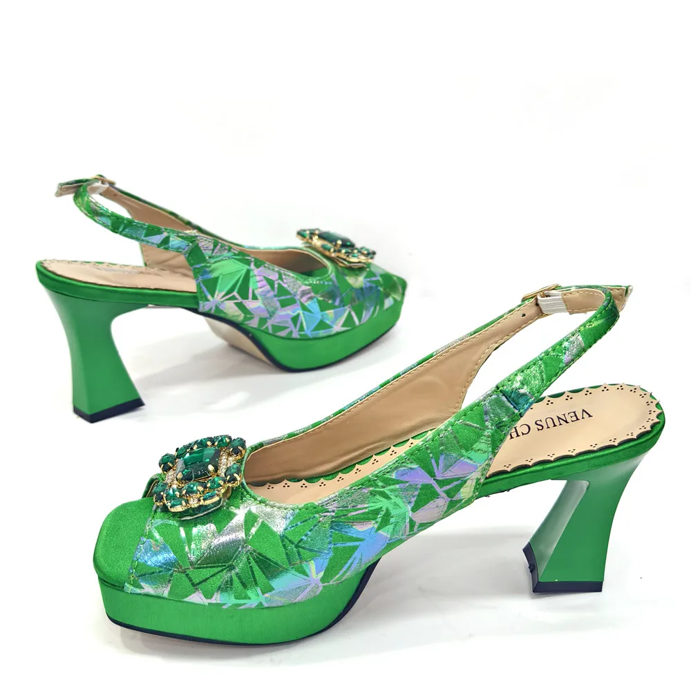 Italy Shoes and Bags Set for Woman African Women Shoes and Bags Italy Rhinestone Wedding Shoes Bags Women Pumps Luxury Party