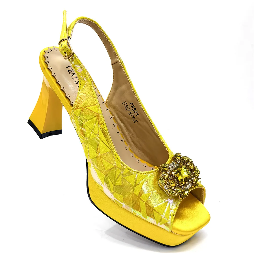Italy Shoes and Bags Set for Woman African Women Shoes and Bags Italy Rhinestone Wedding Shoes Bags Women Pumps Luxury Party