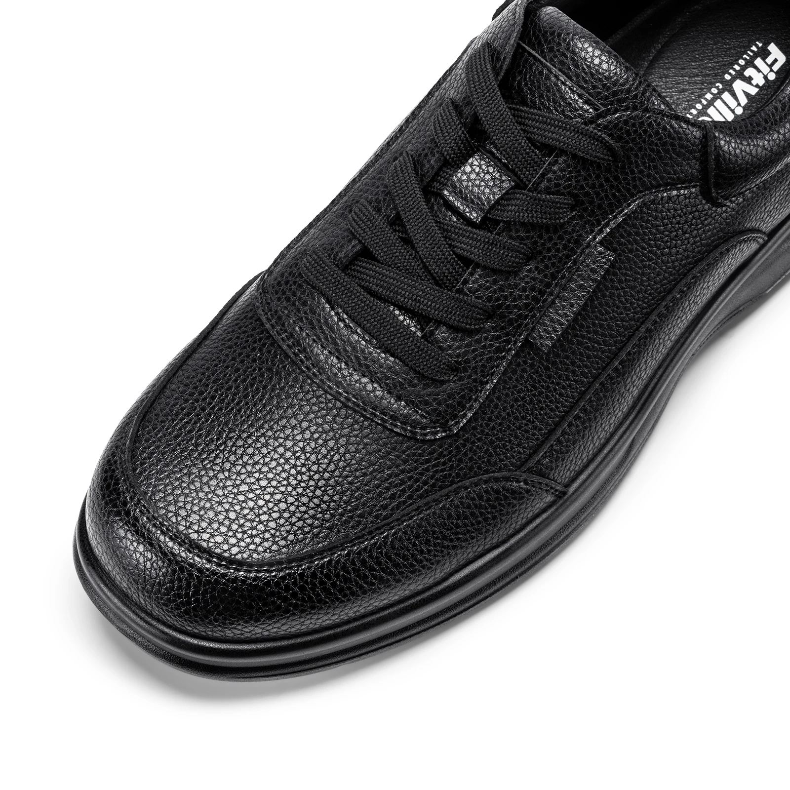 FitVille Men's Dress Shoes Wide Toe Casual Oxford Shoes for Men Walking Business Sneakers Arch Support Comfortable Lightweight