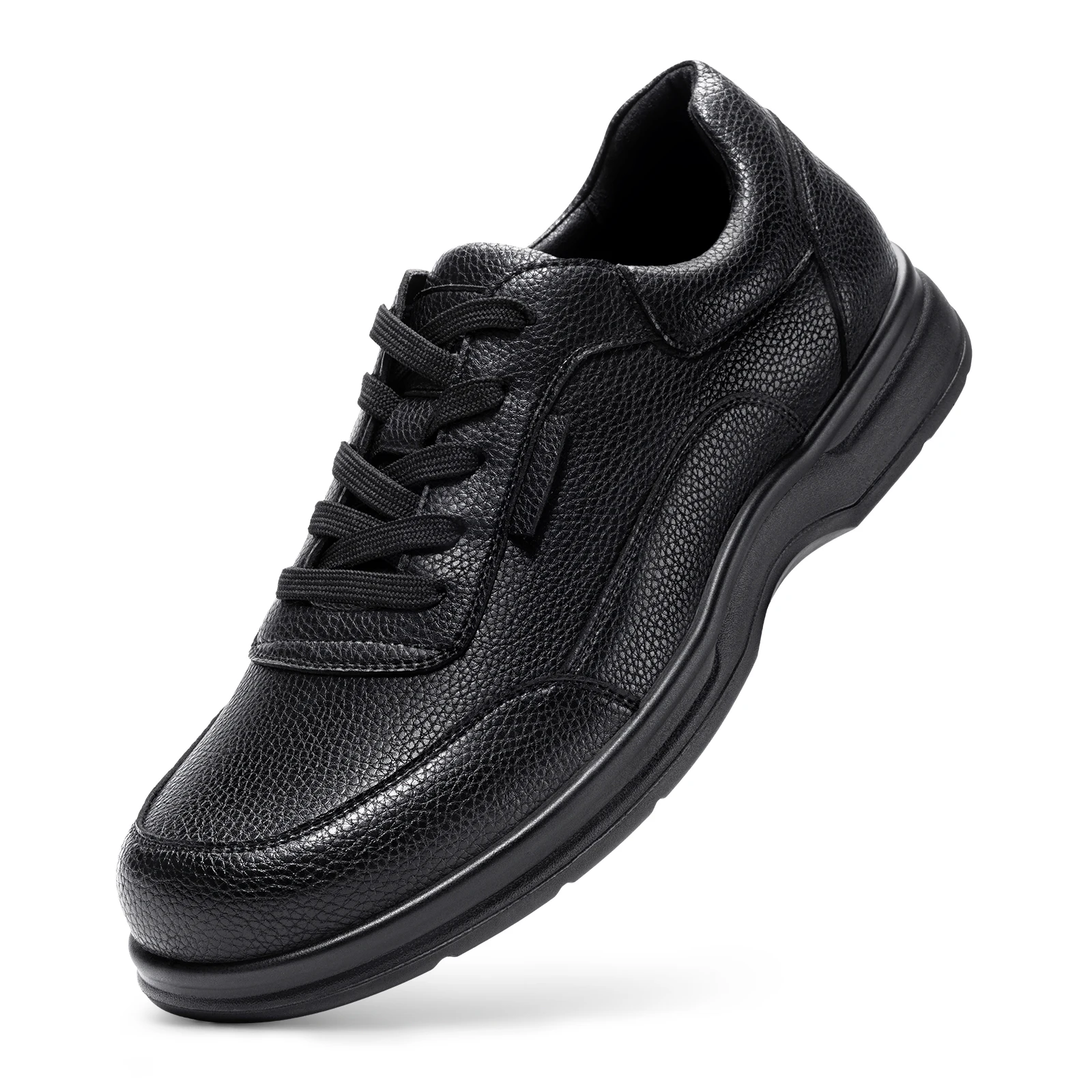 FitVille Men's Dress Shoes Wide Toe Casual Oxford Shoes for Men Walking Business Sneakers Arch Support Comfortable Lightweight