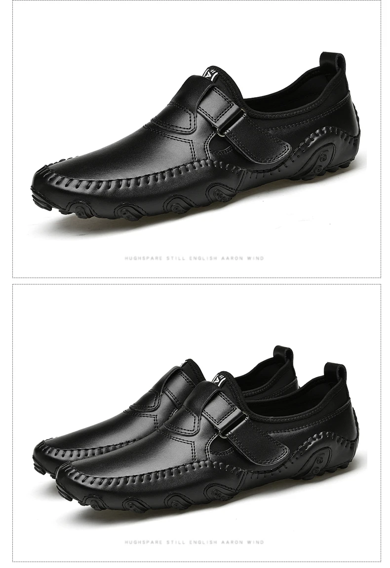DEKABR Fashion Loafer Shoes Men Genuine Leather Soft Comfy Slip-on Moccasins Handmade Man Casual Shoes Drive Walk Luxury Leisure
