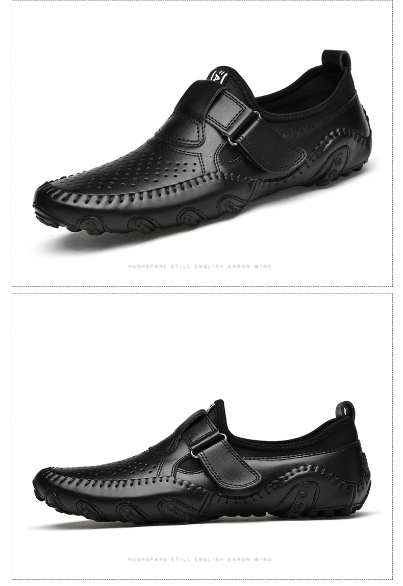 DEKABR Fashion Loafer Shoes Men Genuine Leather Soft Comfy Slip-on Moccasins Handmade Man Casual Shoes Drive Walk Luxury Leisure