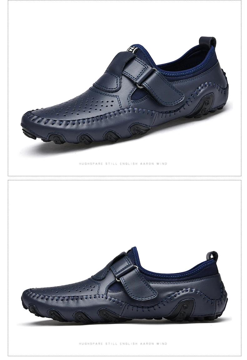 DEKABR Fashion Loafer Shoes Men Genuine Leather Soft Comfy Slip-on Moccasins Handmade Man Casual Shoes Drive Walk Luxury Leisure