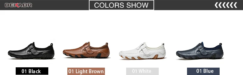 DEKABR Fashion Loafer Shoes Men Genuine Leather Soft Comfy Slip-on Moccasins Handmade Man Casual Shoes Drive Walk Luxury Leisure