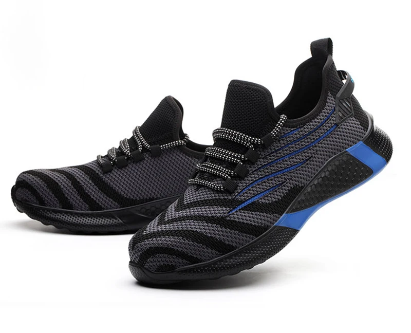 Men Work Safety Shoes Anti-puncture Working Sneakers Male Indestructible Work Shoes Men Boots Lightweight Men Shoes Safety Boots
