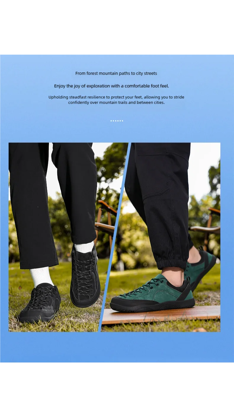Unisex Barefoot Wide Toe Running Shoes Minimalist Artificial Leather Walking Sneakers Lace Up Lightweight Breathable Shoes